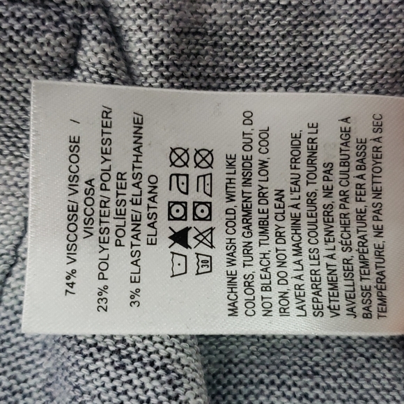 Lucky Brand Camouflage Hooded Cardigan Blue Gray Size S - Picture 7 of 9